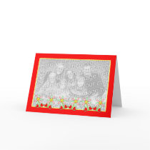 Mother's Day Smiling Flowers Photo Frame cards