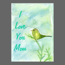 Mothers Day Song Bird Canvas Print posters