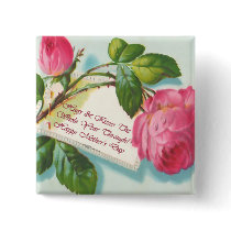 Mothers Day Square Button