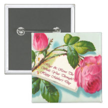 Mothers Day Square Button