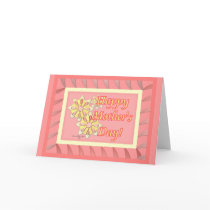 Mother's Day - Tangerine Blooms Card by shh_dont_tell_cards Mother's Day - Tangerine Blooms Card