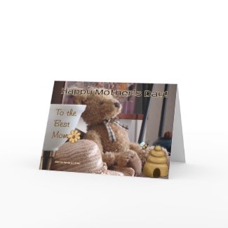 Mother's Day - Teddy Bear - Card - Customize zazzle_card