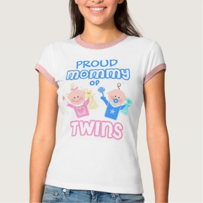 Mother's Day Twins T-Shirt by jamiecreates1