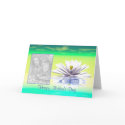 Mother's Day White Water Lily (photo frame) cards