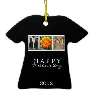 Mother's Day WordArt Alphabet Photography Ornament zazzle_ornament