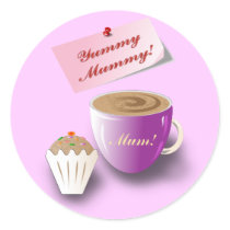 Mother's Day "Yummy Mummy" stickers