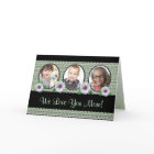 Mother's Day Zinnia Garden Photo Card card