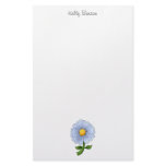 Mother's Flowers · Blue Flower Customized Stationery