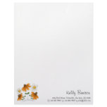 Mother's Flowers · Orange &amp; White Daisies Letterhead Template