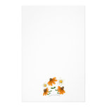 Mother's Flowers · Orange & White Daisies Stationery Design