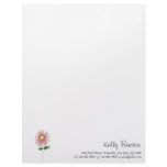 Mother's Flowers · Pink Daisy Personalized Letterhead