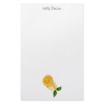 Mother's Flowers · Yellow Rose Stationery Design