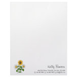 Mother's Flowers · Yellow &amp; White Flowers Letterhead