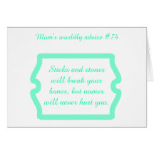 Mother's great advice on t-shirts & gifts for her. cards