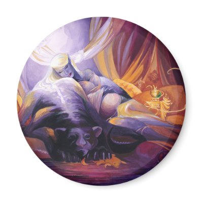 Mother's Guardian Magnet by mcahogarth
