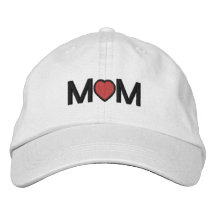 Mothers Heart Embroidered Hat