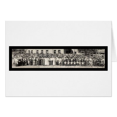 Mothers Liberty Parade Photo 1918 Greeting Cards by lc_panoramicphotos