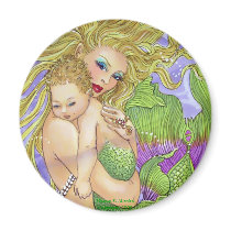 Mothers Love Refrigerator Magnet