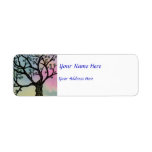 Mother's Love - Trees on Vellum and Watercolor Custom Return Address Labels