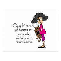 Mothers of Teenagers Post Card
