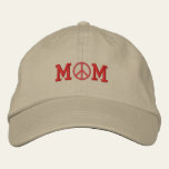 Mothers Peace Symbol Embroidered Hat
