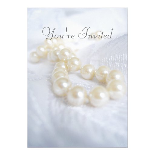 Mother's Pearls Invite