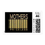 Mothers: Priceless - Barcode - Postage Stamp (Blac
