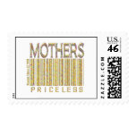 Mothers: Priceless - Barcode - Postage Stamp (Whit