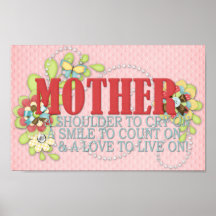 Mother's Quote Poster