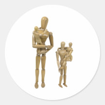 MotherStrollKids020910 Round Sticker