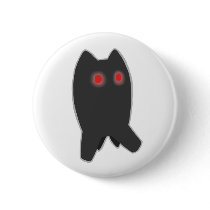 Mothman Button (Round) by vinedale Mothman Button (Round)
