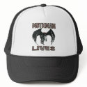 MOTHMAN LIVES hats