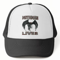 MOTHMAN LIVES hats by psychokiller138 MOTHMAN LIVES hats