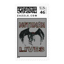 MOTHMAN LIVES POSTAGE postage by psychokiller138 MOTHMAN LIVES POSTAGE postage