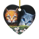 Mothwing and Willow pelt ornaments