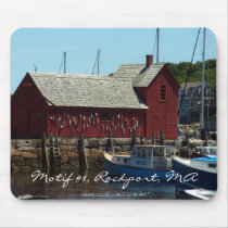 "Motif  #1, Rockport, MA" mousepads