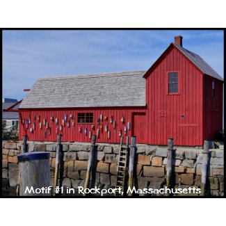 Motif #1-Rockport Massachusetts-Stamp stamp