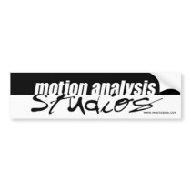 Motion Analysis Studios Bumper Sticker bumper stickers