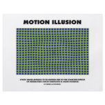 Motion Illusion (Optical Illusion) Full Color Flyer
