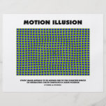 Motion Illusion (Optical Illusion) Full Color Flyer