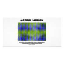 Motion Illusion (Optical Illusion) Personalized Photo Card