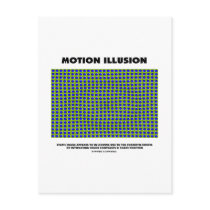 Motion Illusion (Optical Illusion) postcards by wordsunwords Motion Illusion (Optical Illusion) postcards