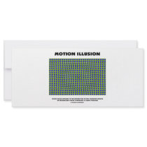 Motion Illusion (Optical Illusion) rack cards by wordsunwords Motion Illusion (Optical Illusion) rack cards