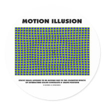 Motion Illusion (Optical Illusion) stickers by wordsunwords Motion Illusion (Optical Illusion) stickers