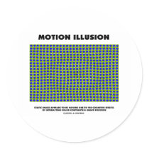 Motion Illusion (Optical Illusion) stickers by wordsunwords Motion Illusion (Optical Illusion) stickers