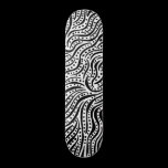 Motion on the Water - Black on White skateboards