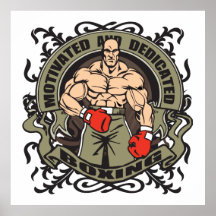 Motivated Boxing Posters
