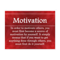 Motivation postcards