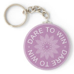 Motivational 3 Word Quotes ~Dare To Win~ Key Chains