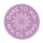 Motivational 3 Word Quotes ~Dare To Win~ Refrigerator Magnet